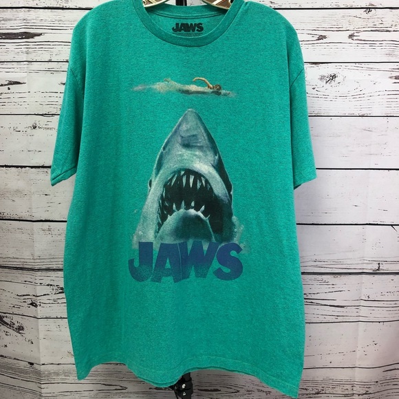 jaws Other - Sold!Universal Studios Jaws XL Green Graphic Shirt